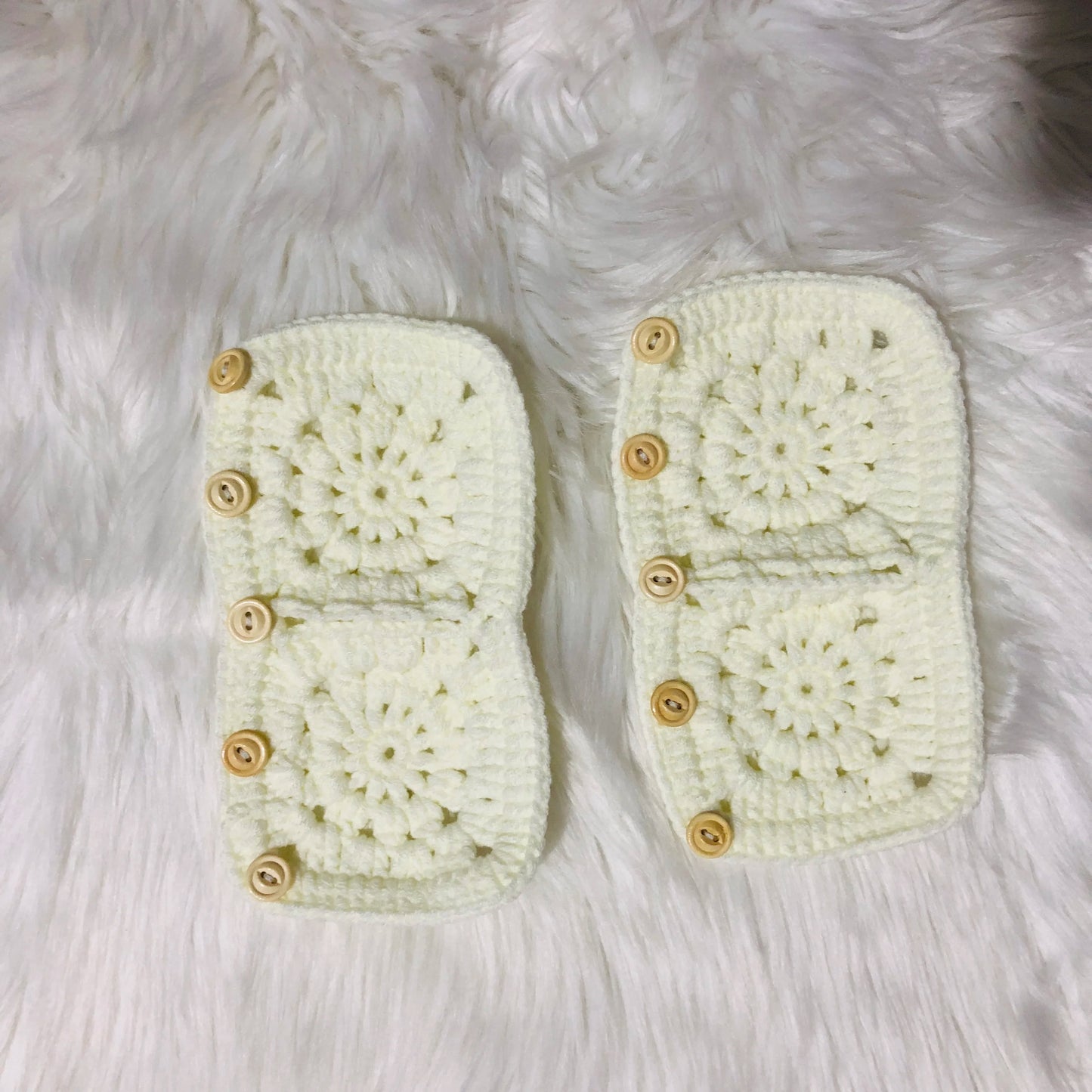 Handmade Crochet Boho Steering Wheel Cover Seatbelt Cover