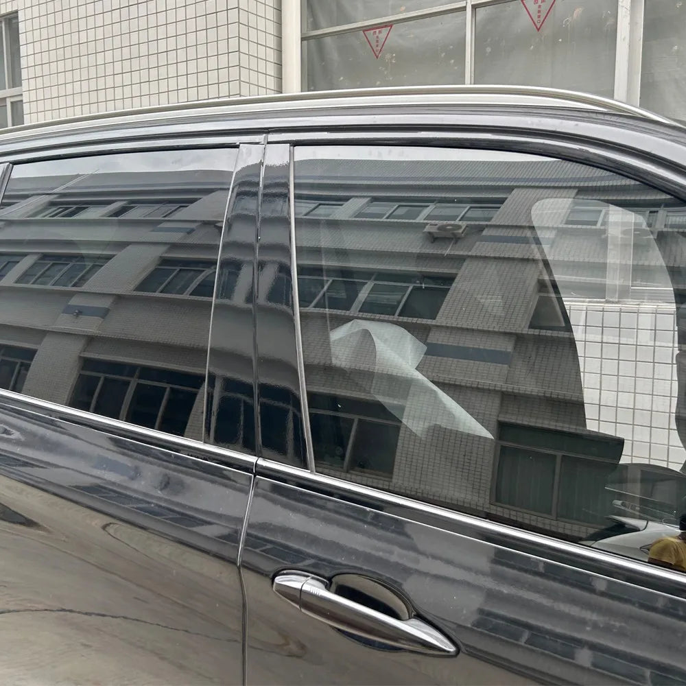 BMW X5 F15 Window Trim Film Glossy Black Chrome Delete