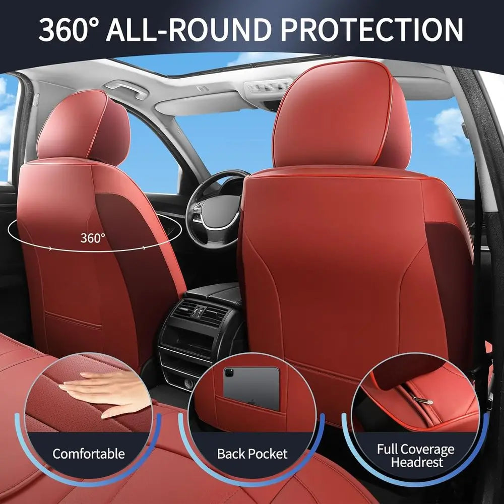 Waterproof Breathable Front Seat Covers Edge Protection
