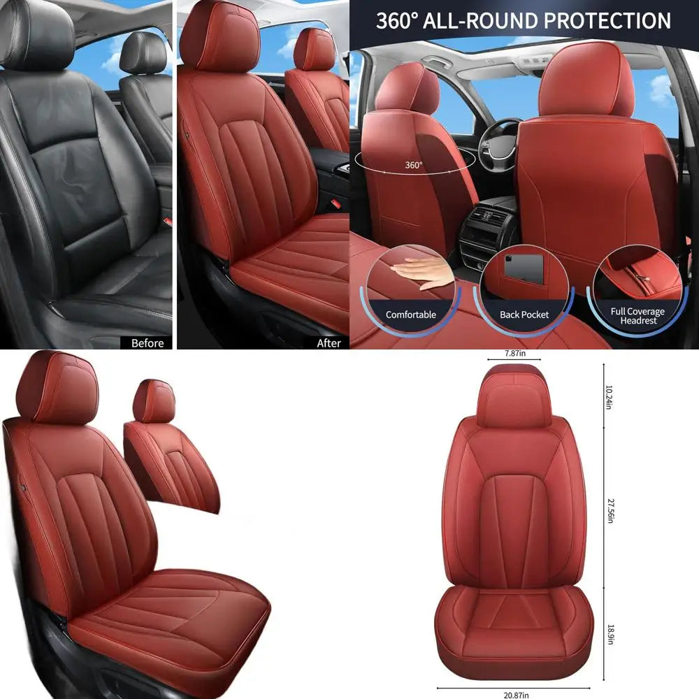 Waterproof Breathable Front Seat Covers Edge Protection