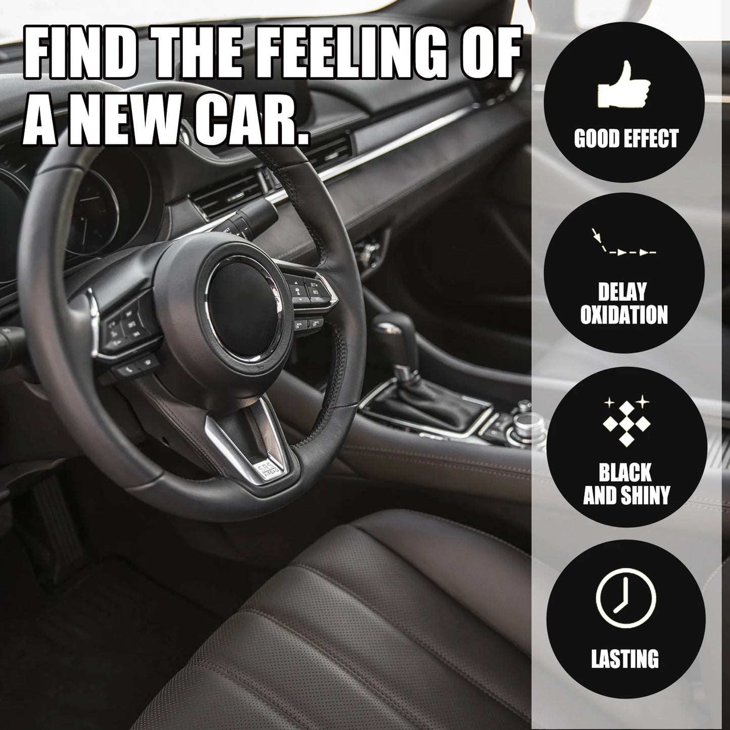 Car Exterior Plastic Restorer Coating Agent For Shine
