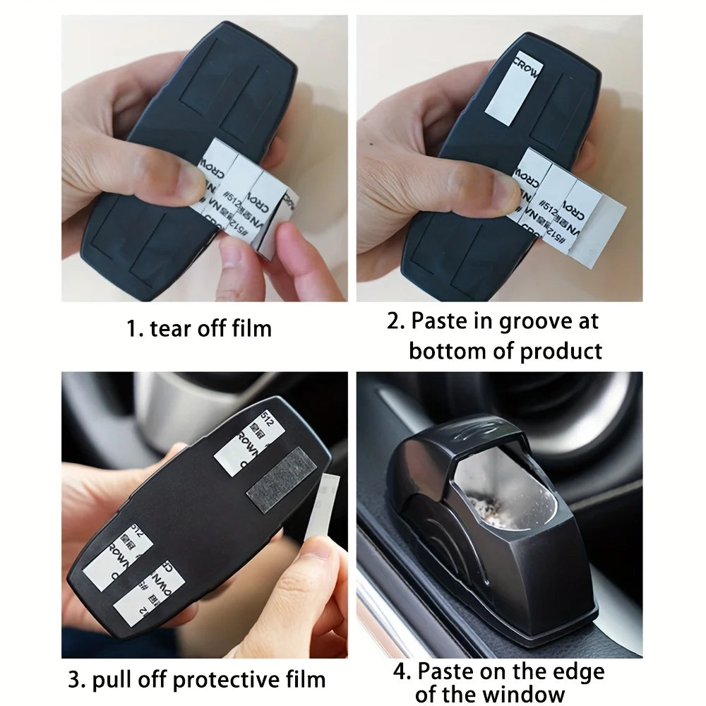Car Ashtray With Open Lid For Dust Prevention In Car