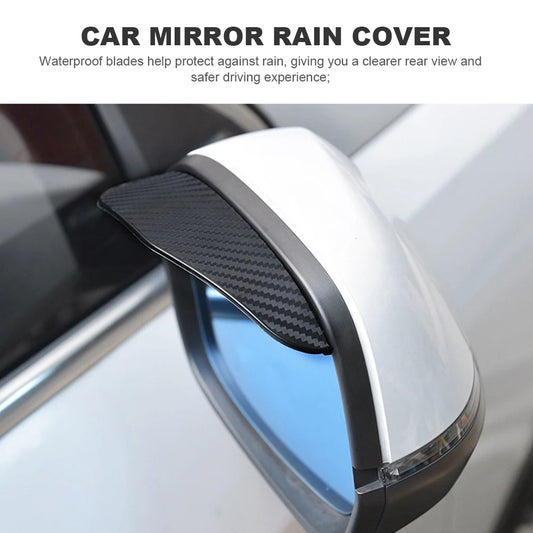 APWIKOGER Car Rear View Mirror Rain Cover Sun Visor