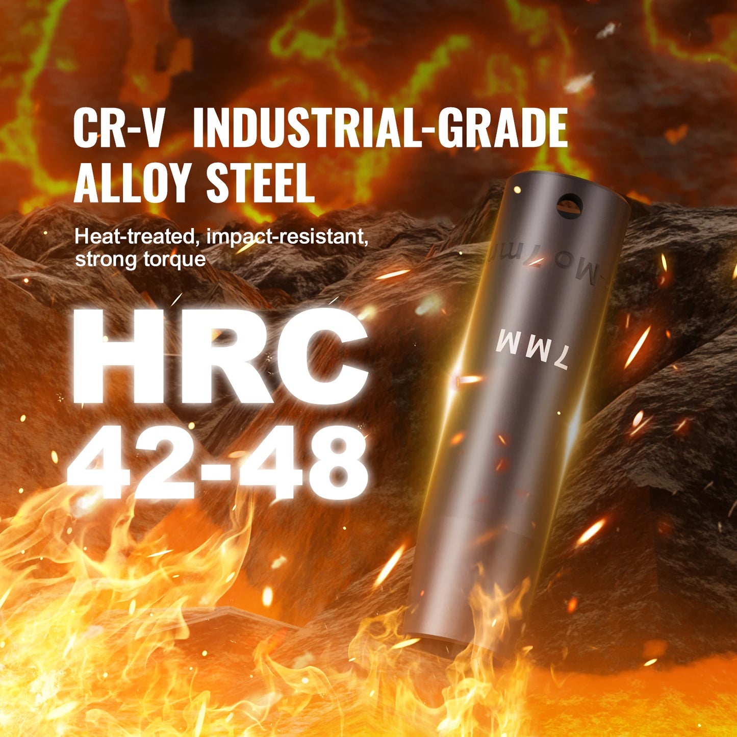 SucceBuy CrV Alloy Steel Impact Socket Set Six Point