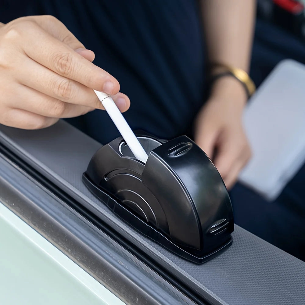 Car Ashtray With Open Lid For Dust Prevention In Car